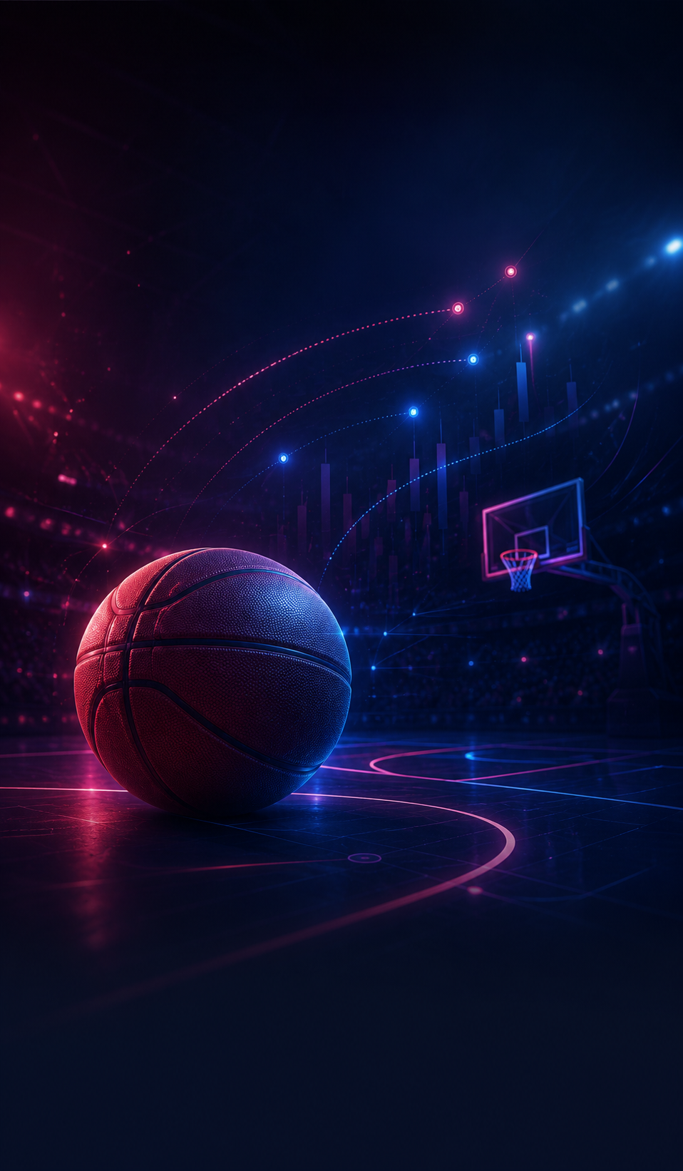 Basketball-focused sports visual for Nepal players.